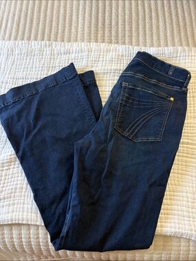 7 For All Mankind Dark Blue Flare Jeans